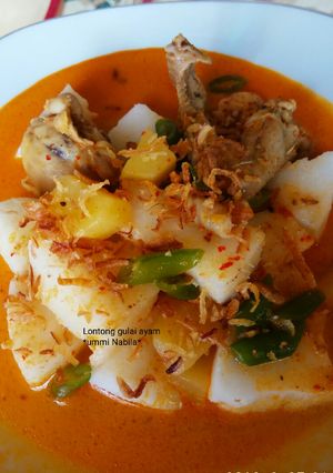 Foto resep Lontong gulai ayam