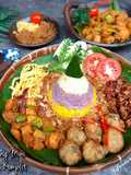 Tumpeng Mini Pelangi Komplit