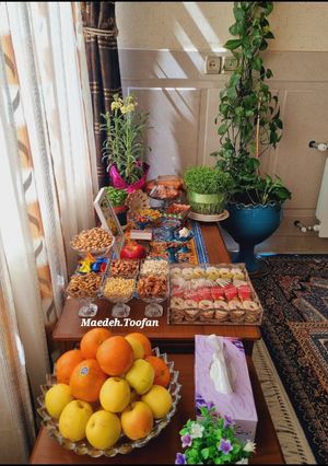 عکسی از دستور سفره هفت سین