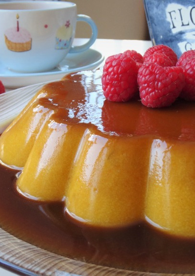 Una foto de Flan saludable de calabaza y zanahorias asadas