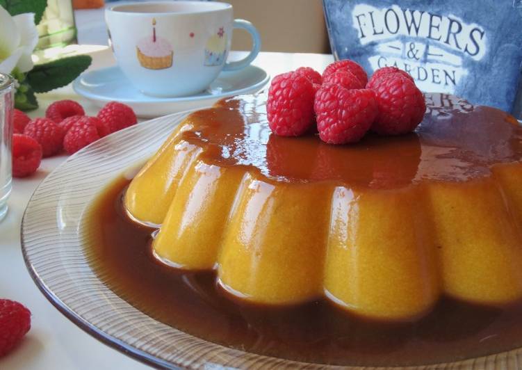 Flan saludable de calabaza y zanahorias asadas