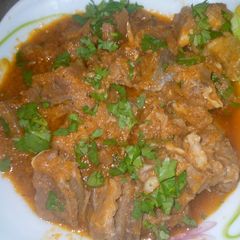 A picture of Beef karahi.