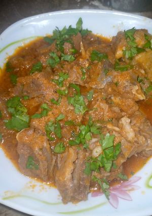 A picture of Beef karahi.