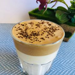 A picture of Dalgona Coffee.