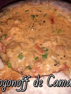 Una foto de Pan Italiano con relleno de Strogonoff de Camarones