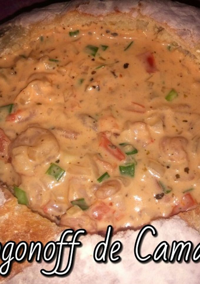 Una foto de Pan Italiano con relleno de Strogonoff de Camarones
