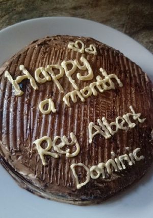 Foto resep #148 Simple Bday Cake Panggang oven tangkring (basic spongecake)
