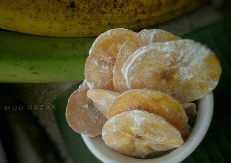 Keripik pisang tanduk simple