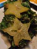 Salteado de hongos y escarola