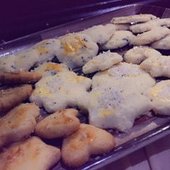 Soji and coconut cookies A picture of Soji and coconut cookies.