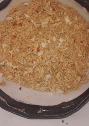 Una foto de Relleno de tarta de pollo