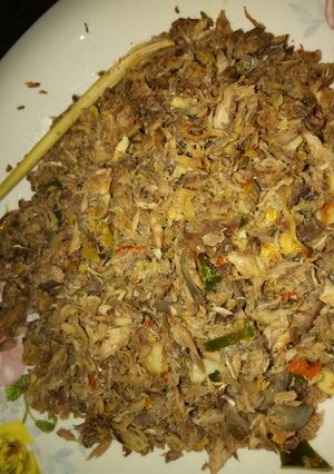 Foto resep Tongkol suwir pedas