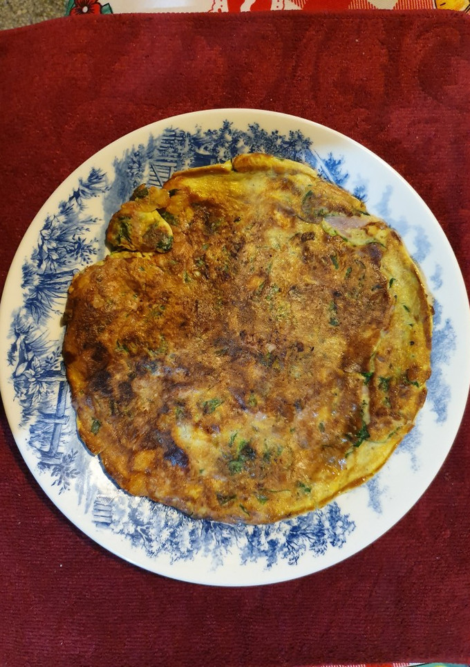 Una foto de Omelette crocante