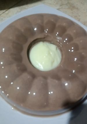 Foto resep Puding susu cokelat