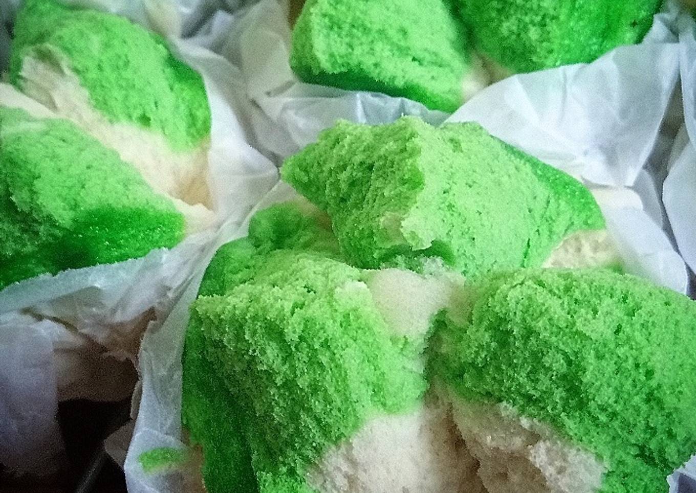 Bolu kukus mekar tanpa soda