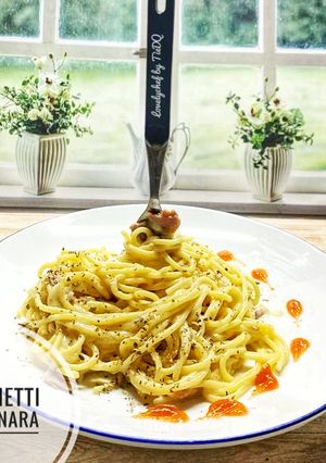 Foto resep Spaghetti Carbonara (Creamy Spaghetti)