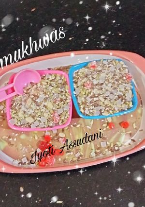 A picture of Homemade Mukhwaas.
