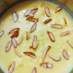 A picture of Paneer (cottage cheese) kheer.