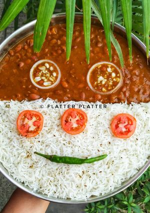 A picture of Rajma Chawal.