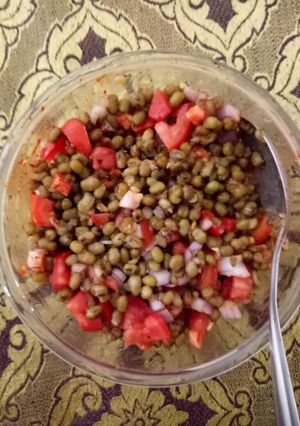 A picture of Moong salad.