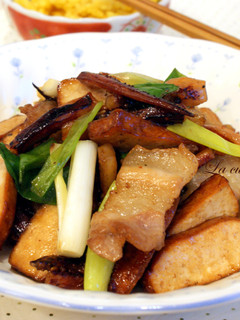 [快炒] 鹹豬肉客家小炒 的食譜成品照片