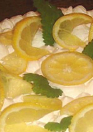 Tejszínes citromtorta recept fotója