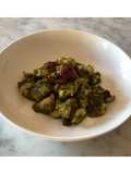 Chicken Bites with Pesto and Crispy Speck