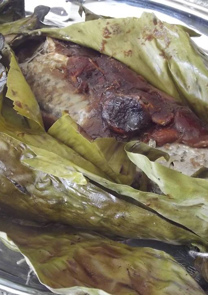 Una foto de Pez en hojado en adobo de hierbas  tipo las correa