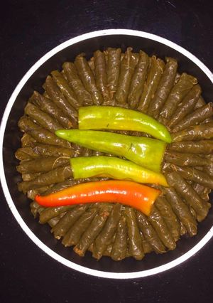 صورة لوصفة ورق العنب بالطريقه المصرية 😋😋😋