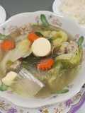 ต้มจืดผัดกาดขาวเต้าหู้​-หมู​สับ