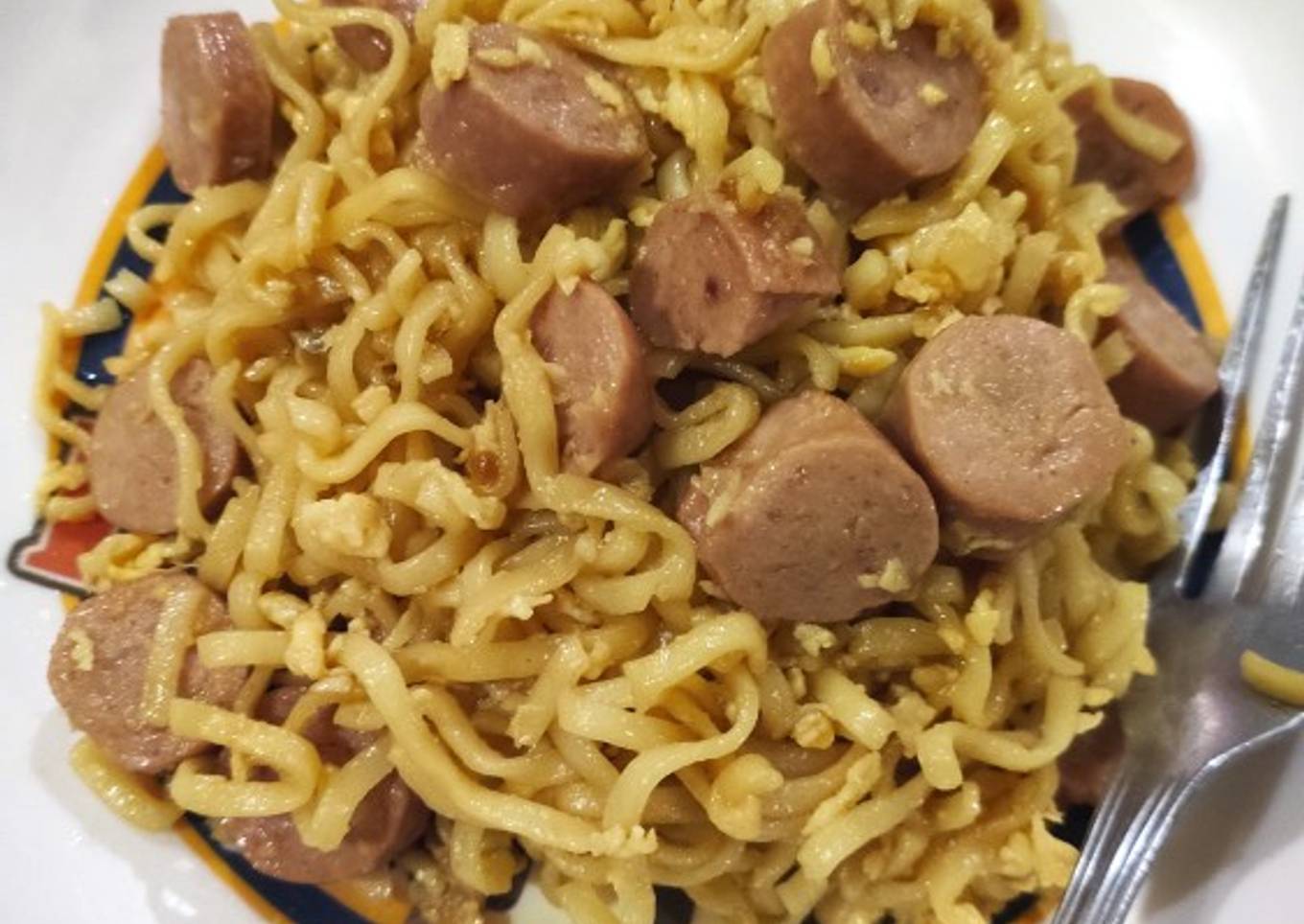 Mie goreng sosis