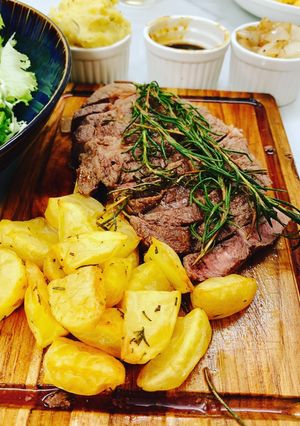 Hình của món Steak bò mỹ.