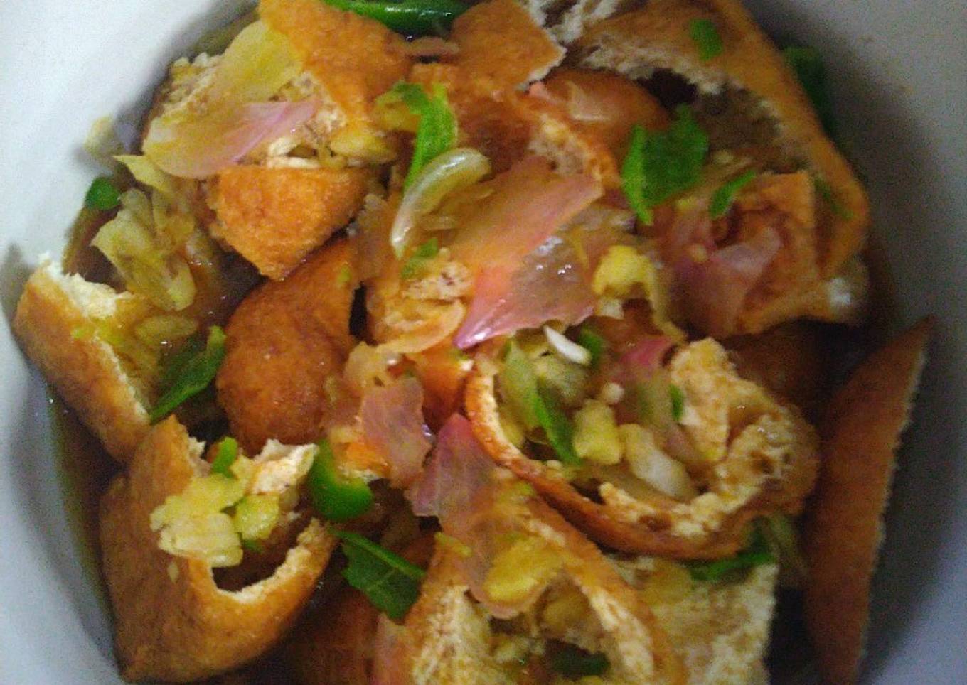 Tahu gejrot sederhana
