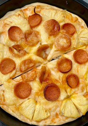Hình của món Pizza-Nồi chiên không dầu.