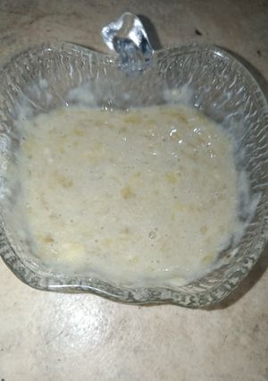 Une photo de Ma recette de purée de bananes protéiné