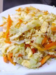 Foto resep Orak Arik Telur Kol Wortel