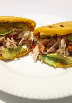 Una foto de Arepas rellenas