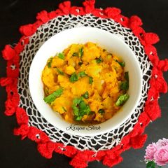 A picture of Bihari style Aalu chokha.