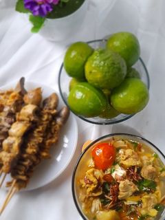 Foto resep 97. 🍲Soto Ayam Kuah Bening dengan sate usus ati ampela🍢