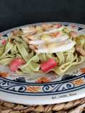Ensalada de pasta con pollo