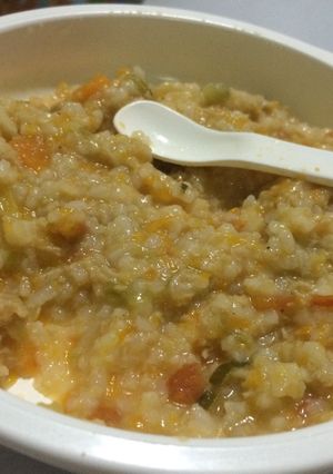 Foto resep Bubur Sosis Bulaf (Baby 10m+) MPASI