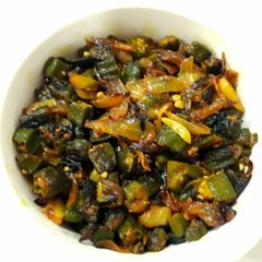 A picture of Bhindi ki Sabji.