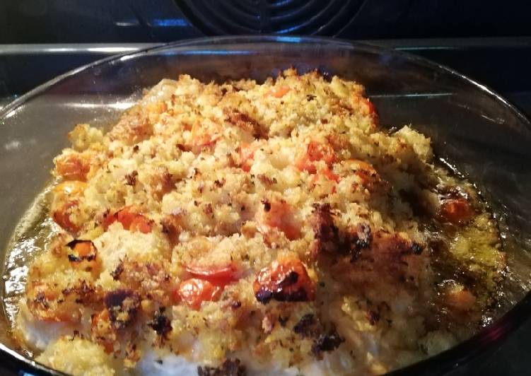 Trancio di salmone fresco gratinato al forno