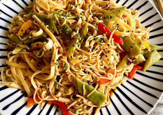 Noodles con verduras Receta de Josemi CilantroYHierbabuena- Cookpad