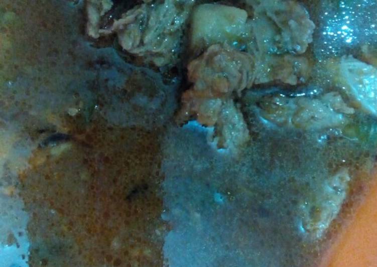 Soya chunks in potato stew
