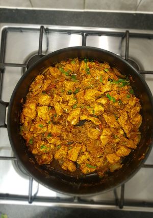 A picture of Chilli and ginger immune boosting chicken.