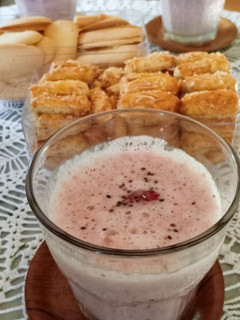 Foto resep Banana Rasberry Smoothies