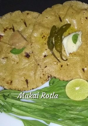 A picture of Makai (Corn) Na Rotla.