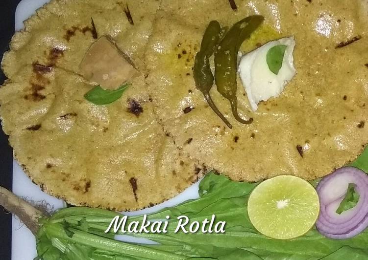 Simple Way to Make Royal Makai (Corn) Na Rotla
