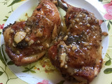 Muslos de pollo Keto al horno